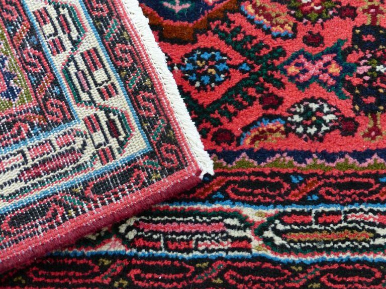 carpet, red, tying